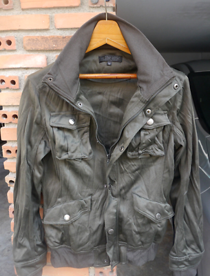 In The Attic Rockers Garment Japan Green Wrinkle Jacket Sz M | eBay