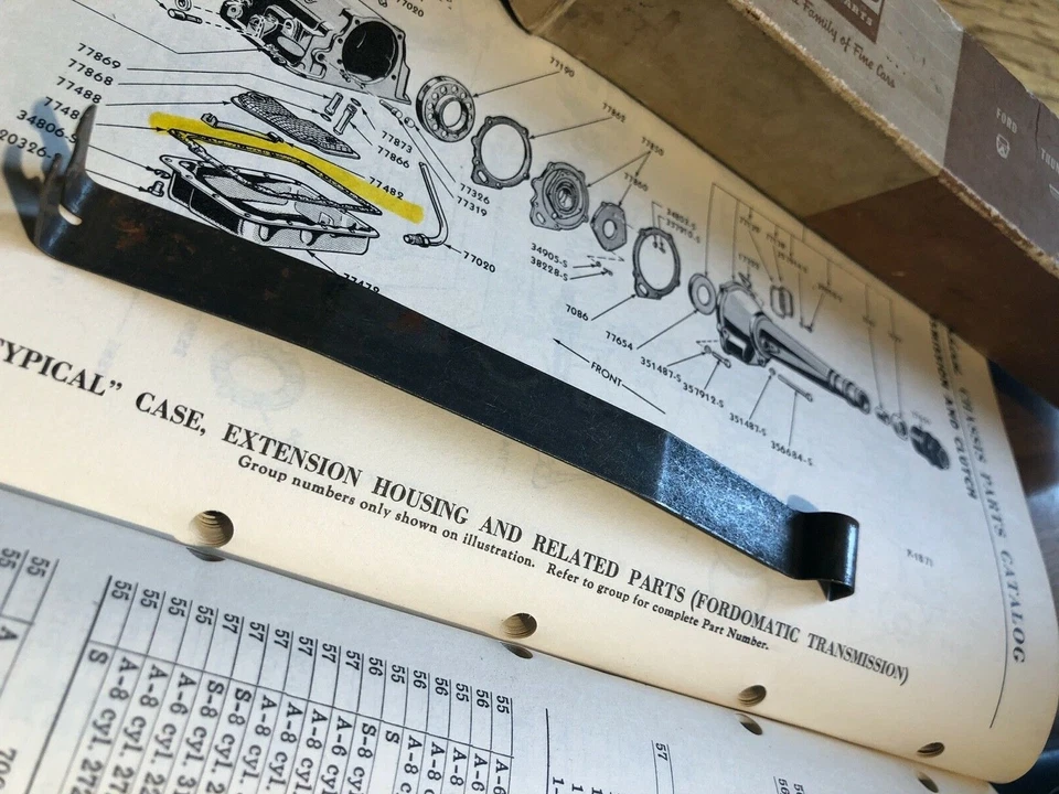  Nuevo de Lote Antiguo Ford Thunderbird 1955-1957 Pan de Aceite Pantalla Retenedor B5A-774582-A Nuevo de Lote Antiguo Foto 4 de 4