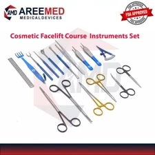 Cosmetic Facelift Course Instruments Set German Stainless Steel Premium Quality