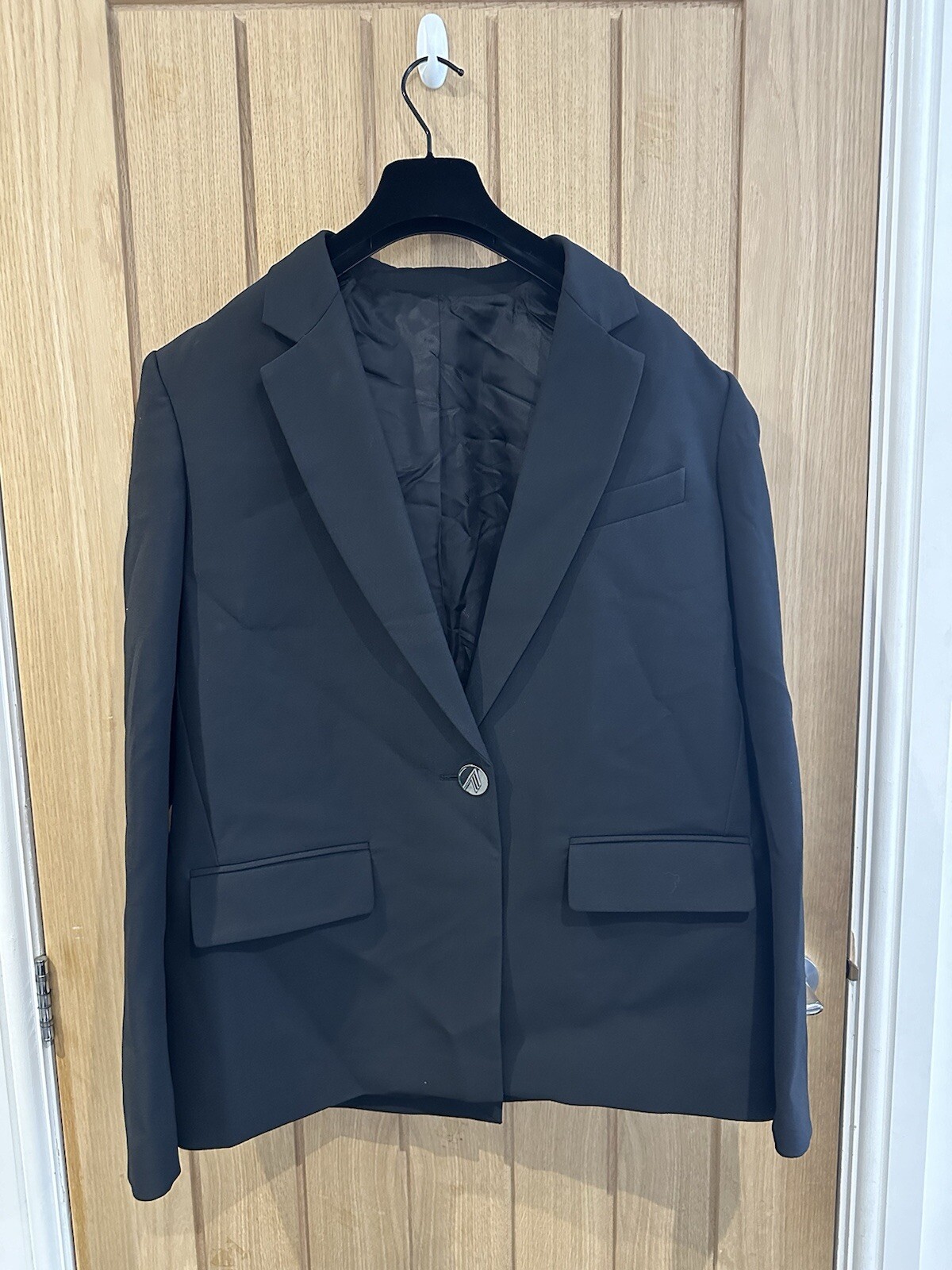 THE ATTICO  BIANCA BLACK JACKET Size XS GENUINE RRP £950 #U10 image 5