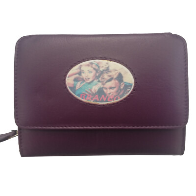 Branco Damen Geldbörse Geldbeutel Portemonnaie James Dean Nappa Leder Neu Purple