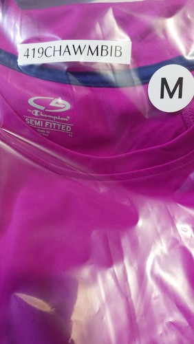 Champion Shirt Womens Medium Pink Semi-Fitted Breathable Athleisure Workout - Picture 8 of 8