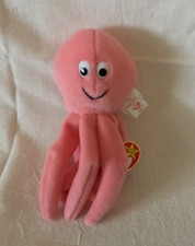 Ty Beanie Baby - INKY the Octopus Canada Tags 7 With Tags
