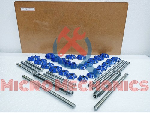 Valve Seat Cut Champ Full Kit Carbide Tipped 39 Pcs 30°-45°-70° Angles 10x Stems - Picture 3 of 6