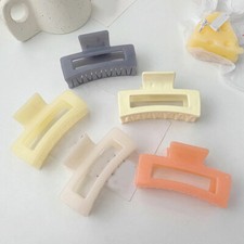 Hairgrip Large Clip Claw Rectangle Barrette Ladies Hairpin Stylish Hair Women