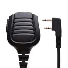 TYT 2 Pin PTT Remote Waterproof Speaker Mic Microphone for TYT MD-380 TH-UV8000D