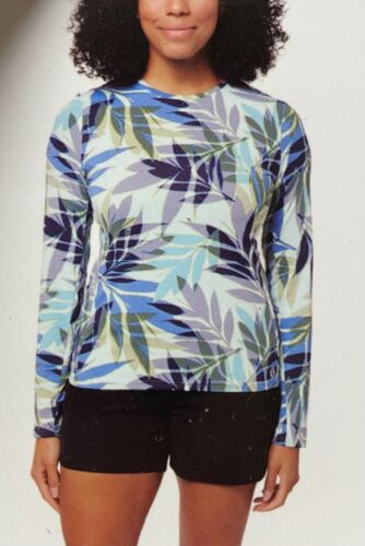 Hang Ten Women's Long Sleeve Rash Guard Shirt | G53 - Picture 13 of 19