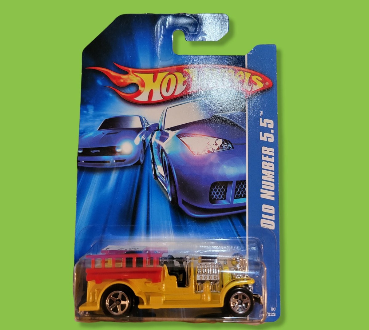 Hot Wheels Old Number 5.5 Set of 2 Yellow & Red TH version