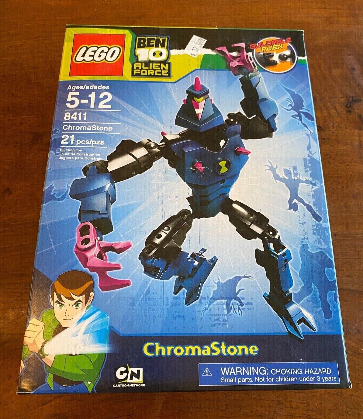 Ben 10 Alien Force Toy Chromastone 4 Tall Action Figure Collectible Card  New