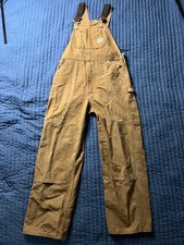 Carhartt Canvas Overalls Double Knee Tan