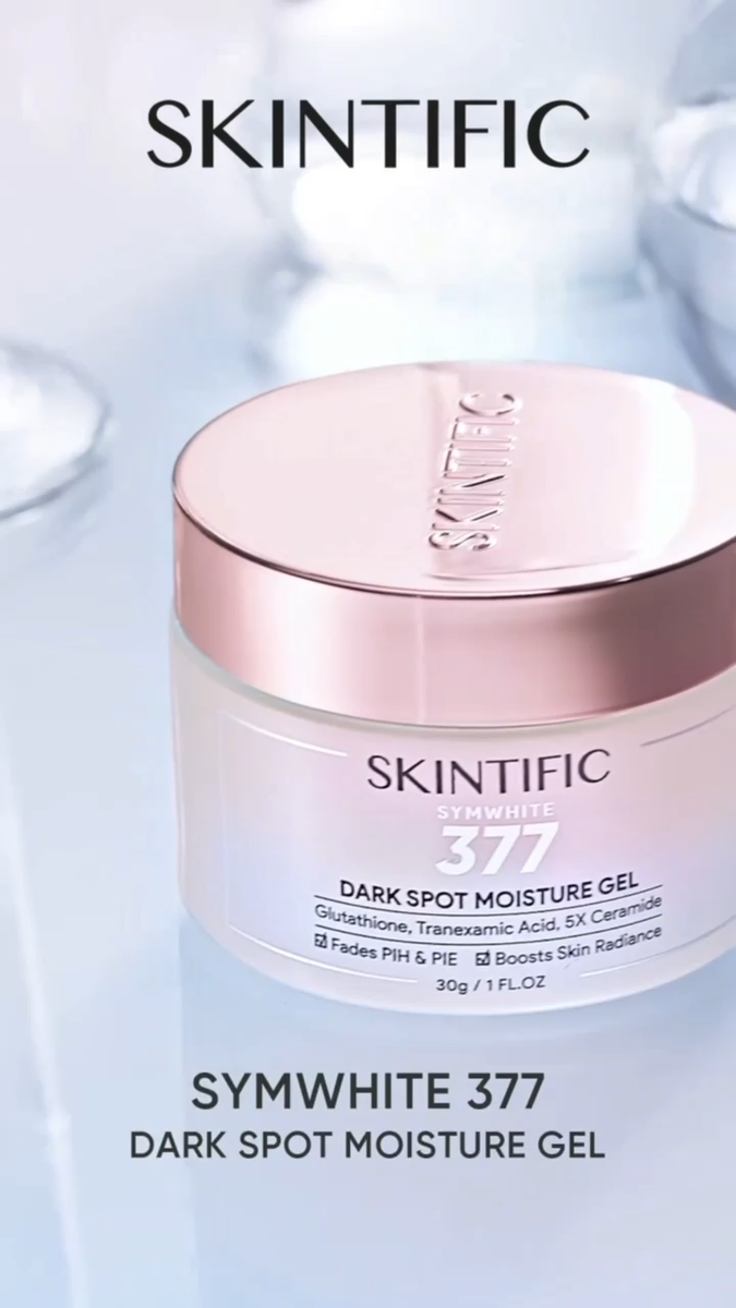 pearly glutathione SKINTIFIC Symwhite 377 Dark Spot Acne Scars PIH & PIE Anti-Aging  Moisturizer 30g