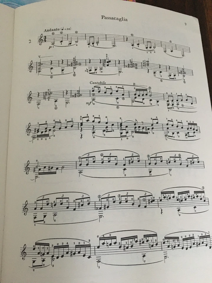 Spartito per chitarra classica Rodrigo Tres piezas españolas - Immagine 3 di 4