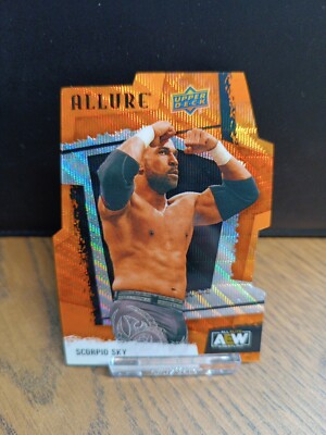 AEW Upper Deck Allure 2022 Scorpio Sky Orange Slice #76