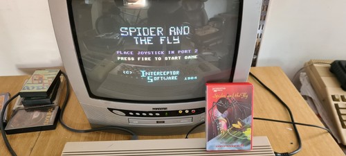 SPIDER AND THE FLY - COMMODORE 64 - C64 - Tested & Working! RARE - Afbeelding 4 van 4