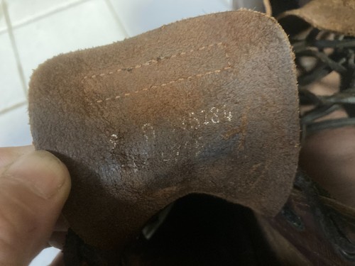 EASTLAND VINTAGE MADE IN USA BROWN LEATHER LACE-UP ANKLE BOOTS 9 M - Picture 4 of 16