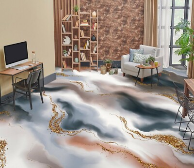 3D White Texture PKE755 Floor WallPaper Murals Wallpaper Mural Print Bea