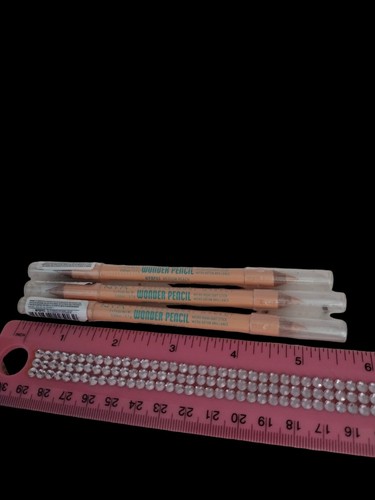3x NYX WONDER PENCIL Micro Highlighter Concealer Duo Pencil Stick MEDIUM PEACH - 第 14/24 張圖片