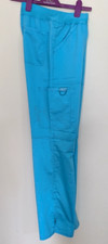 Cherokee Workwear Revolution Cargo Scrub Pant  WW110, Sz. Small, Color TRQ ,NWT