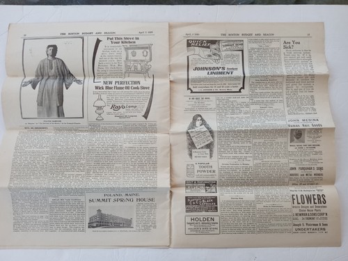 BOSTON BUDGET The BEACON Newspaper April 3, 1909 Editor William Grant James - Picture 14 of 23
