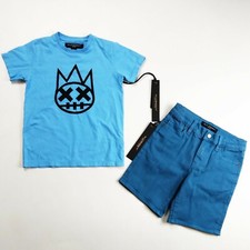 Cult of individuality BOYS 2p set 100 AUTHENTIC size 6/7 T-shirt shorts size 6