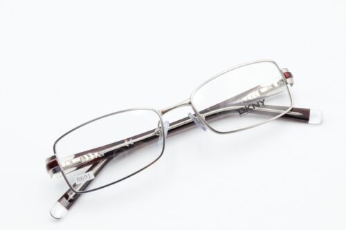 DKNY DY 5628 1029 Satin Silver 50-16-135 Women Eyeglass Frames Flex Hinges R691