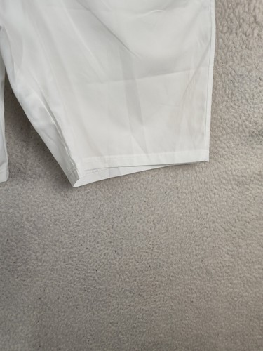 Adidas Boys Shorts Extra Large White 100% Polyester Drawstring Activewear Fit - Picture 5 of 19
