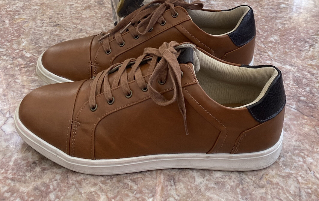 SAOLA Scarpe Oxford Goodfellow Target da uomo marroni stringate taglia 12M usate in ottime condizioni!