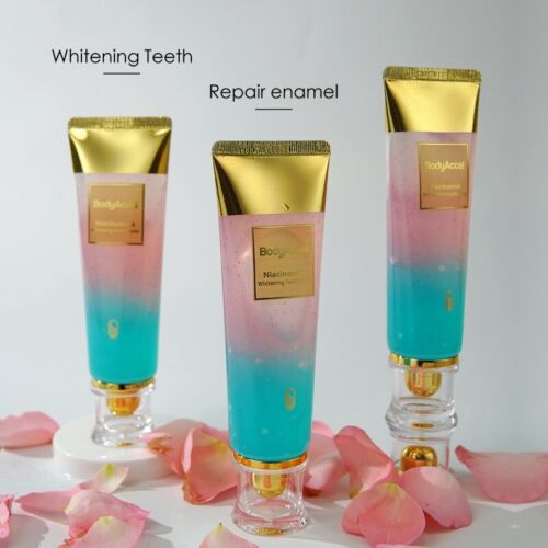 BodyAccel Niacinamide Toothpaste,Stain Removal Whitening,Fresh Breath-3 Pieces