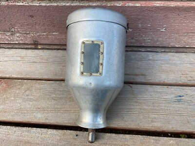 #ad ANTIQUE ALUMINUM PAX POWDERED SOAP DISPENSER GAS STATION OIL WALL MOUNT $79.95