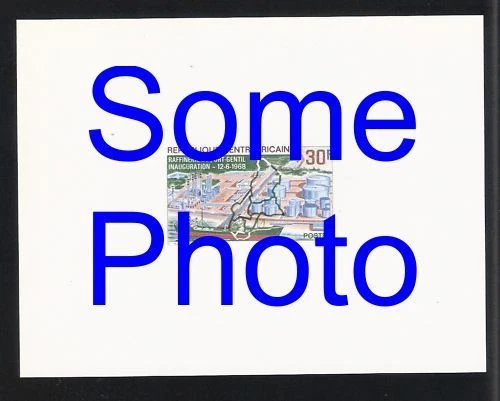 África Central: 1968; Prueba Scott 100, vista refinería de petróleo, EBCF03 Foto 2 de 2