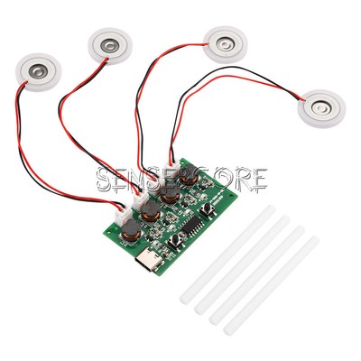 Mini Humidifier DIY Kits Mist Maker Driver Circuit Board 4 Fogger Film Atomizer