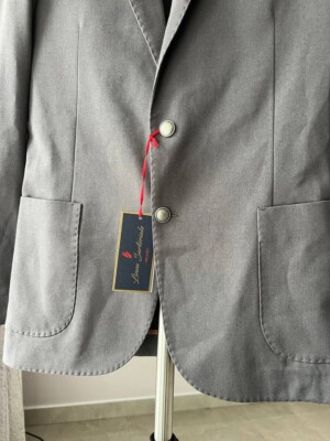 LINEA SARTORIALE MILANO MADE IN ITALY CASHMERE BLAZER JACKET
