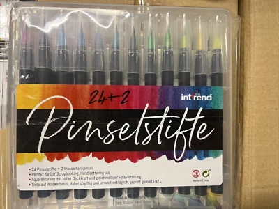 ARTINTREND Pinselstifte 51er Set Brush Pen Kalligraphie Hand-Lettering Bullet Journal