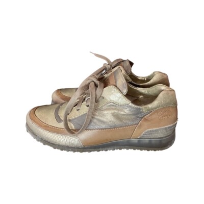 CANDICE COOPER Women s Brown & Rose Gold Fashion Shoe Sneaker Sz36 US6 EUC