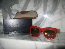 Ralph Lauren Women's Red Sunglasses w/ Case and Box. New. Authentic. RL8099.