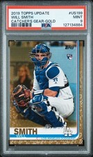 2019 Topps Update #US199 WILL SMITH RC /2019 Catcher's Gear-Gold PSA 9 MINT