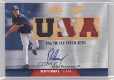 2009 Upper Deck USA Baseball Box Set 24/35 Drew Pomeranz Triple Patch Auto 4p7