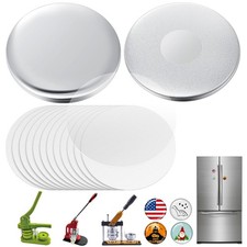100 Sets Magnet Button Maker 2.25 Inches/ 58 mm Approx. 2-1/4 Inch Metal Fr...