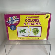Scholastic First Learning Puzzles: Colors  Shapes New Ages 3 