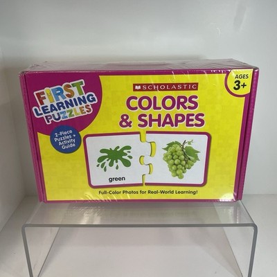Scholastic First Learning Puzzles: Colors & Shapes New Ages 3+