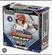2025 BOWMAN DRAFT CHROME MEGA BOX (35 Cards) MLB Baseball Brand New Sealed QTY