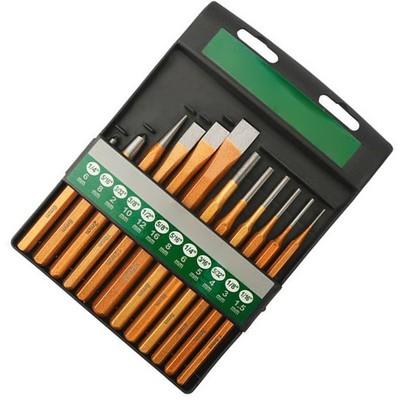12Pcs Chisel Set Concrete Digging Tools Masonry punching for Brick Metal Stone