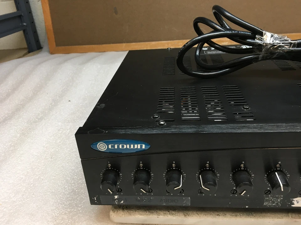 Crown 280MA Eight Input Dual 120V 80W Mixer-Amplifier G280MA - Image 2 of 4