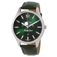 Mathey-Tissot Urban Moon Quartz Moon Phase Green Dial Men's Watch H411LAVM