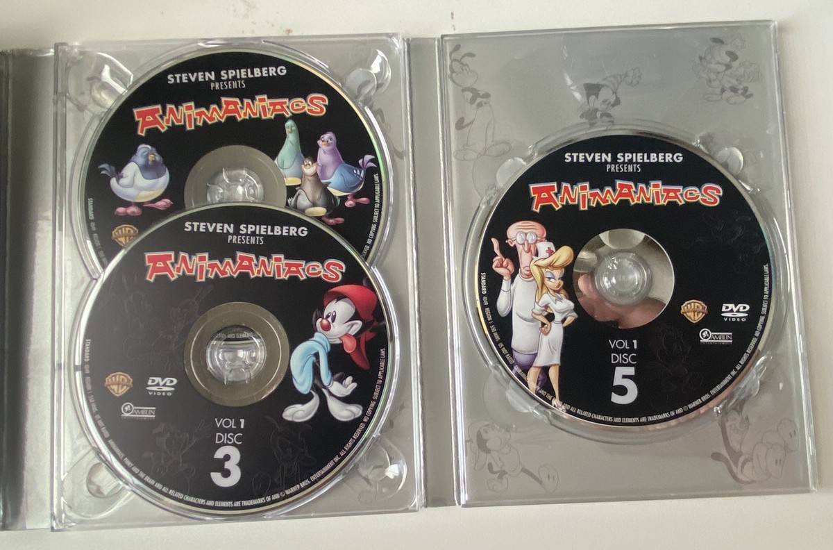 Animaniacs: Volume 1 (DVD, 5-Disc Set) Steven Spielberg