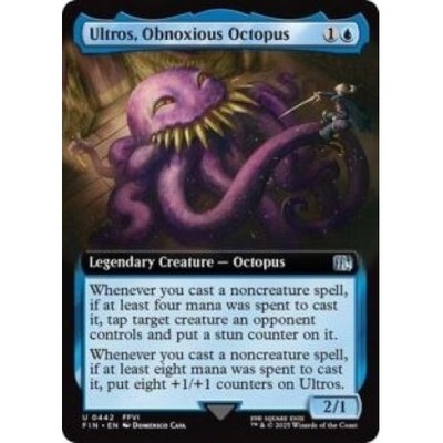 Ultros, Obnoxious Octopus (extended Art) X4 M/NM Magic MTG Final
