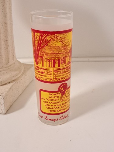Vintage Aunt Fanny's Cabin Mint Julip Glass From Aunt Fanny's Restaurant