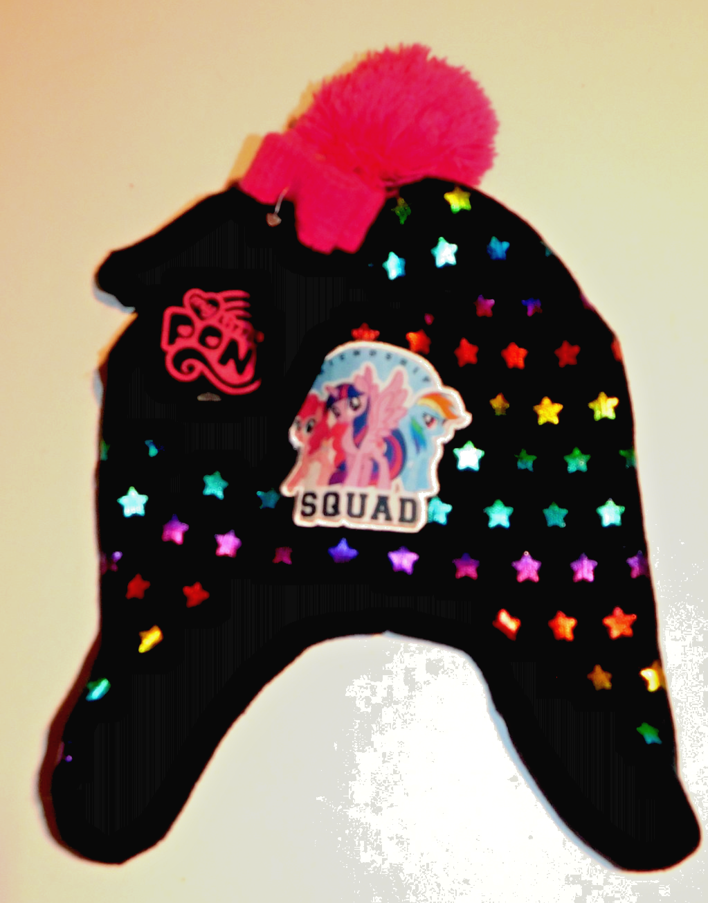 Set berretto e guanti My Little Pony blu navy e rosa caldo