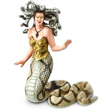 Safari Ltd. Medusa Figurine - Hand-Painted 4.25" 4 1/2 Inch Tall, Mehrfarbig