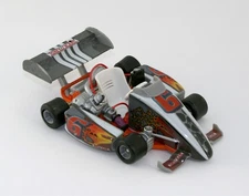 TECH-KART, Tony-Kart 6 Gray go-kart X-Concepts, 1:12 scale 6", New Unopened